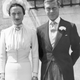 Edward VIII, former King of England, now Duke of Windsor, and his bride, Bessie Wallis Warfield Simpson are seen following the civil and religious ceremonies at the Chateau de Cande, near Tours, France, June 3, 1937. (AP Photo/BIPPA)